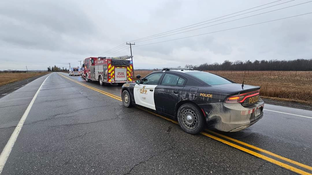 Provincial police said Mayfield Road is closed between Heritage Road and Winston Churchill Boulevard as a result of the single-vehicle collision. .