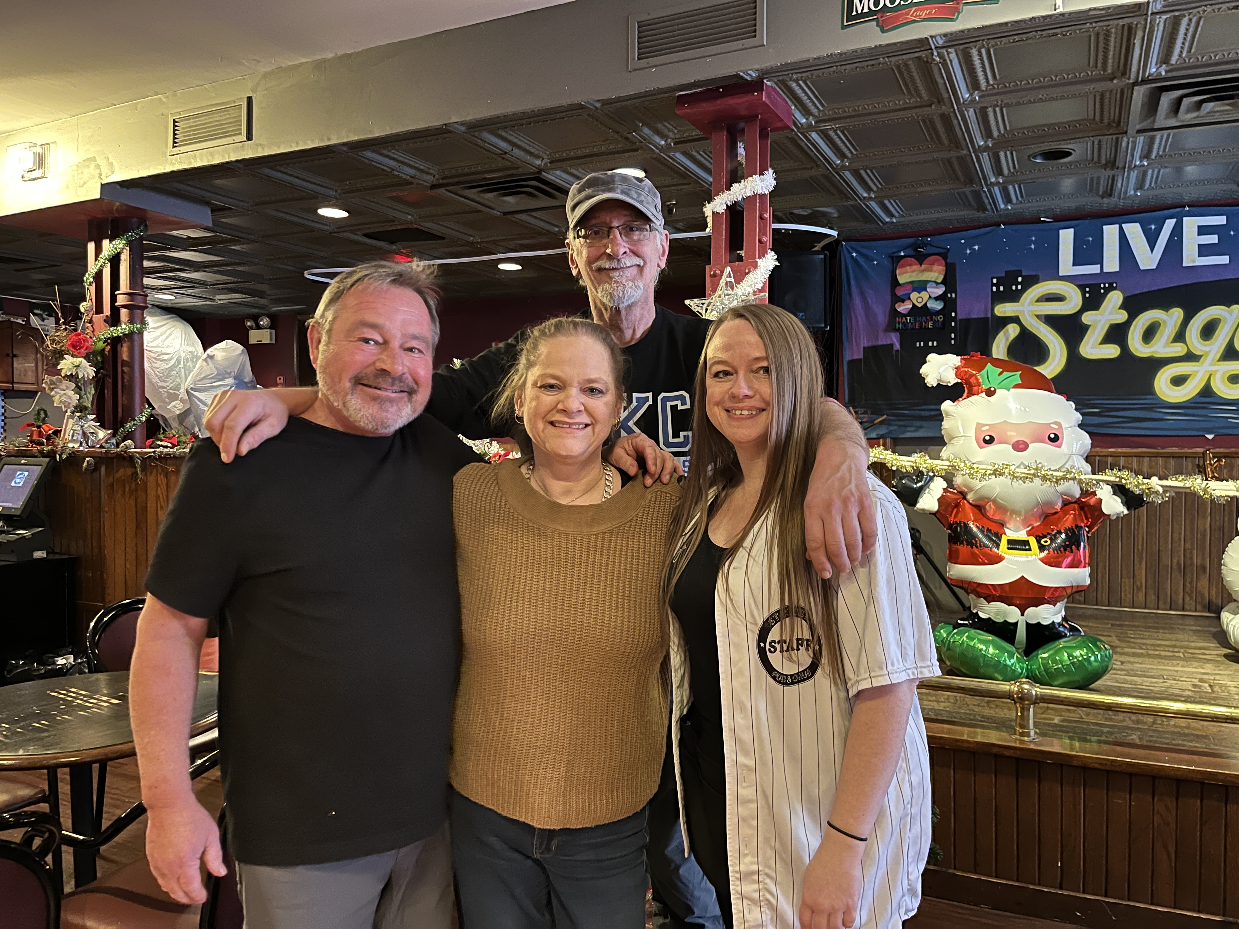 На 25 декември Staggers Pub and Grub на Portland St