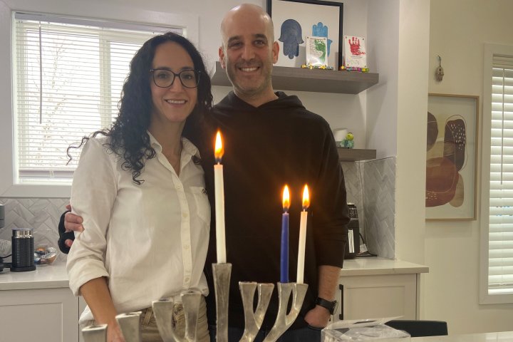 Hanukkah celebrations ‘difficult’ for Calgary Jewish couple worried about loved ones in Israel