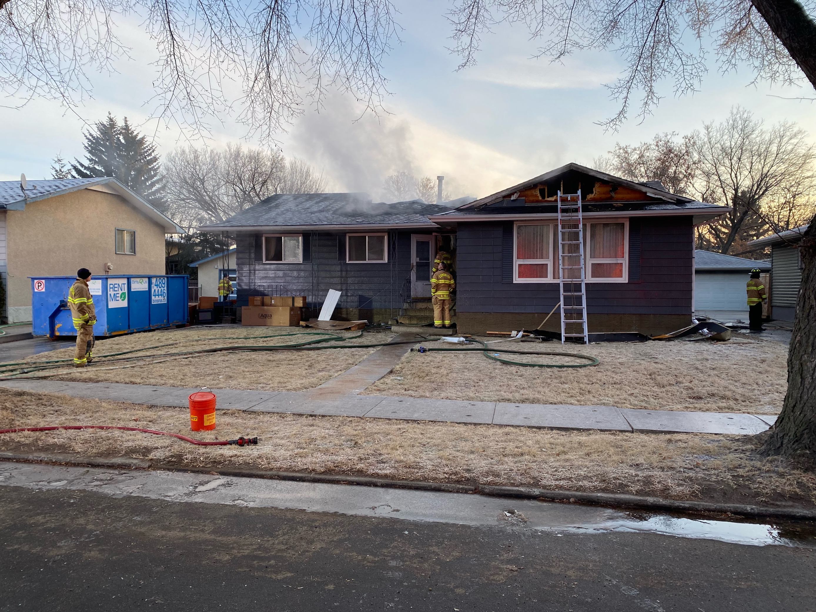 Home Destroyed After Early Morning Blaze In West Edmonton - Edmonton ...