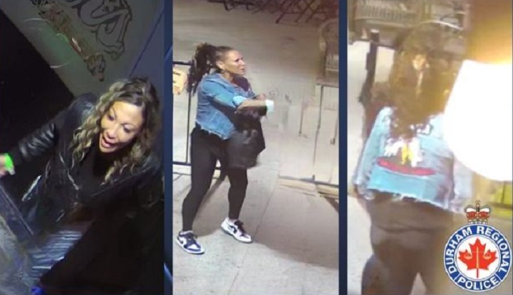 Police released these images of two suspects wanted in connection with an assault that reportedly occurred early on Oct. 15.
