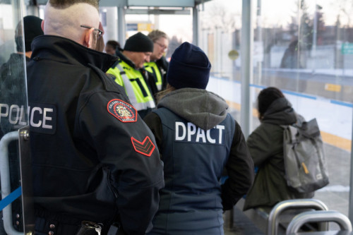 Dozens of people face multiple charges following an undercover drug trafficking operation by the Calgary Police Service (CPS) at CTrain stations across the city in early December.