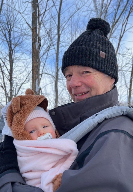 Ralph Pichler and his granddaughter, Emma.