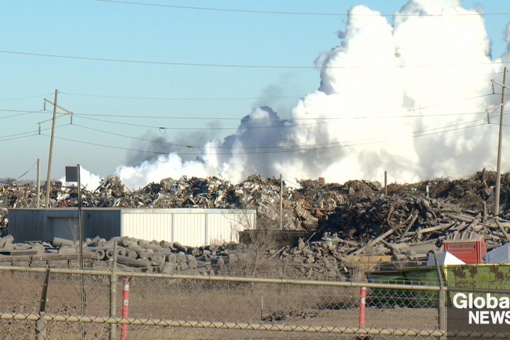 Regina fire at Wheat City Metals officially out
