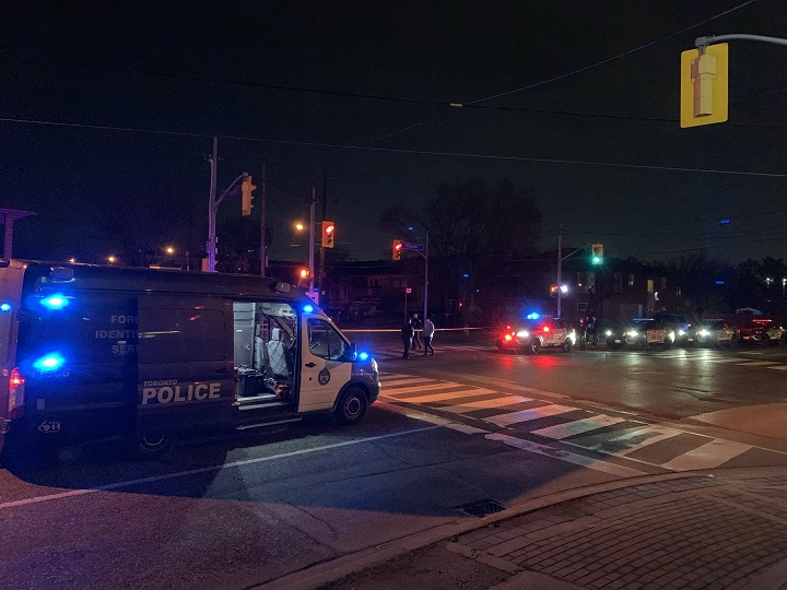 Toronto police say they have arrested three men who allegedly robbed a store and fled the scene.