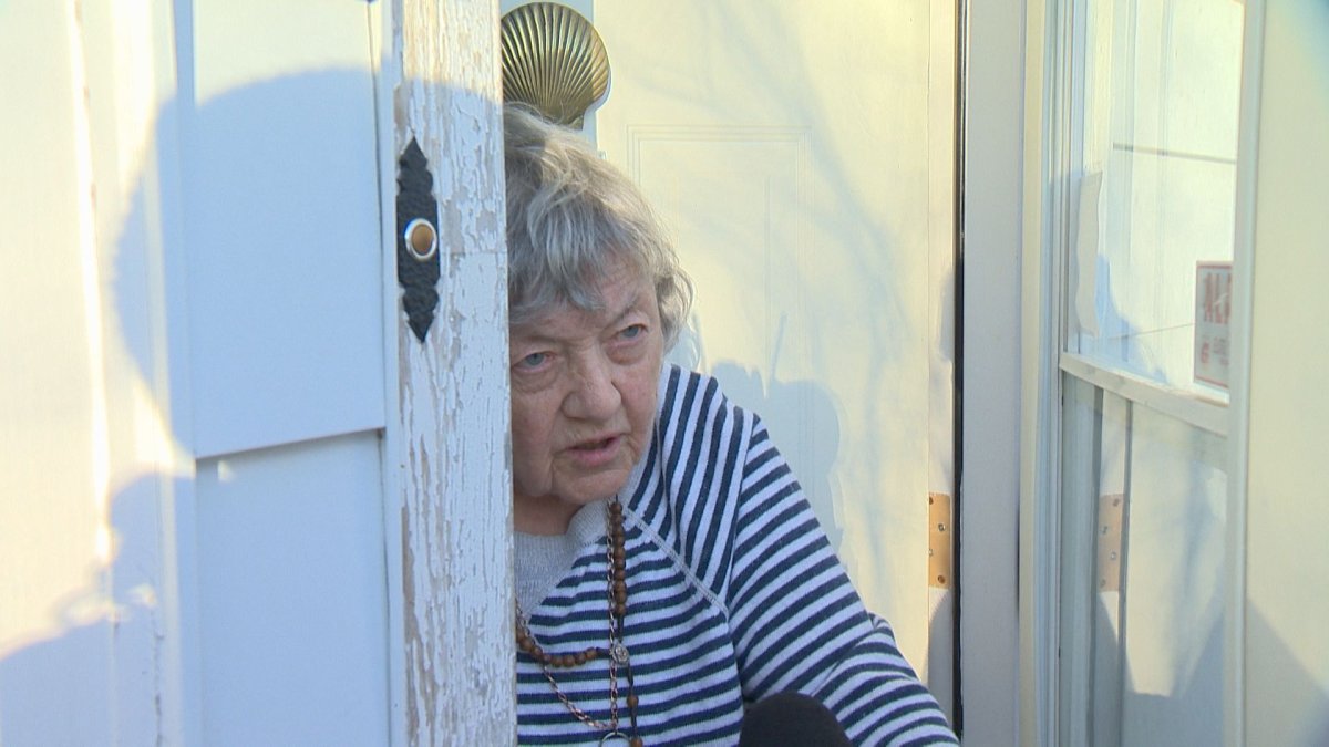 Rose Marie Fachet lives near the house where two people died in a fire on Wednesday.