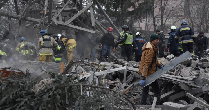 Russia launches ‘massive’ aerial attack on Ukraine, killing at least 20