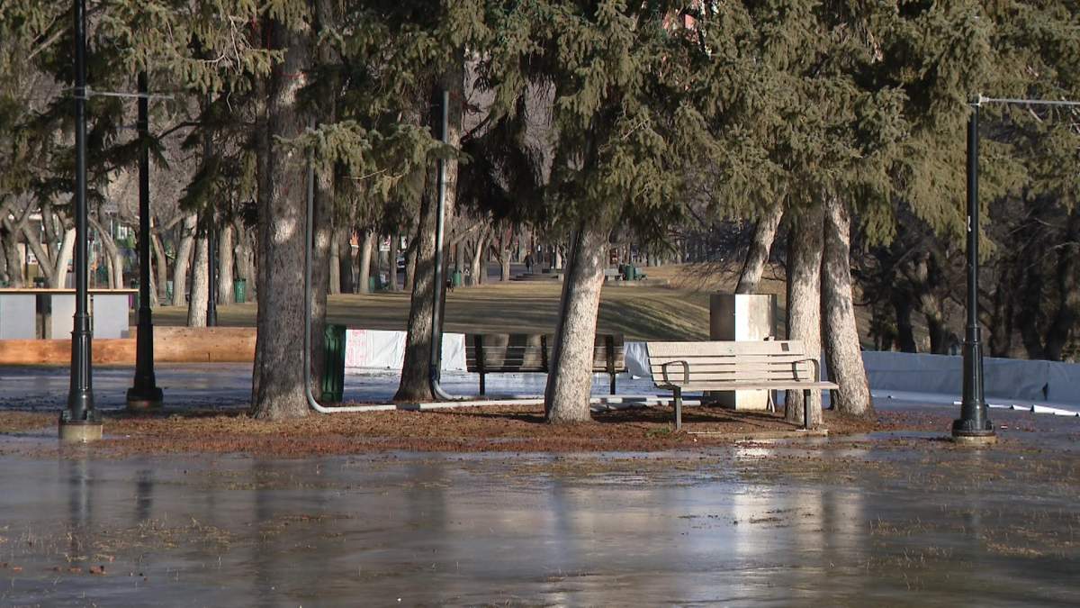 Alan Otterbein hopes to have their outdoor rink up and running by Christmas.
