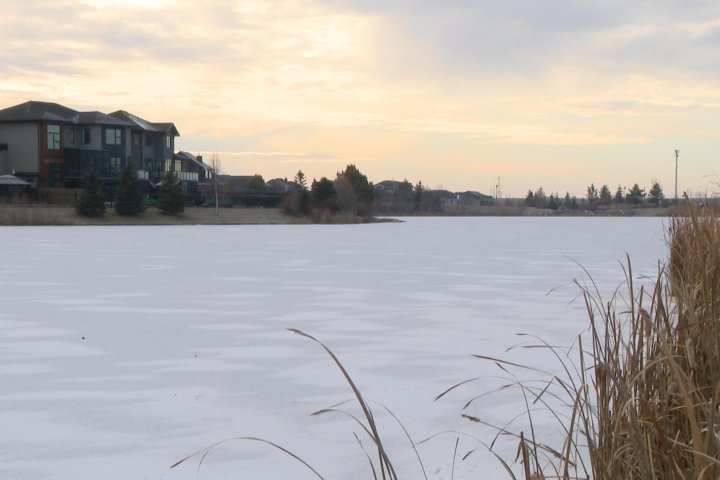 Saskatoon storm ponds ready for ice skating