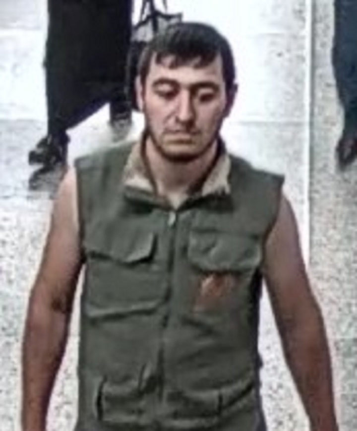One of two images of the suspect released by police.