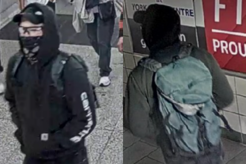 The Toronto Police Service is making the public aware of a man wanted in a suspected hate-motivated mischief investigation.