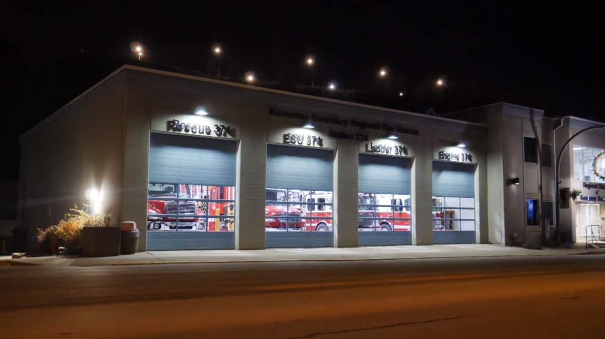 The Trail Fire Hall. 