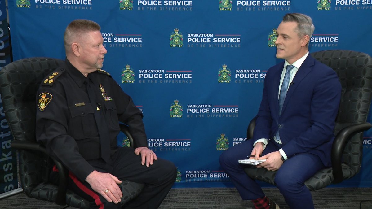 Global's morning anchor Chris Carr sat down with retiring Saskatoon police Chief Troy Cooper to talk about his career and changes in policing over the last 30 years.