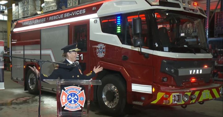 Град Ванкувър вече е дом на първата електрическа пожарна машина