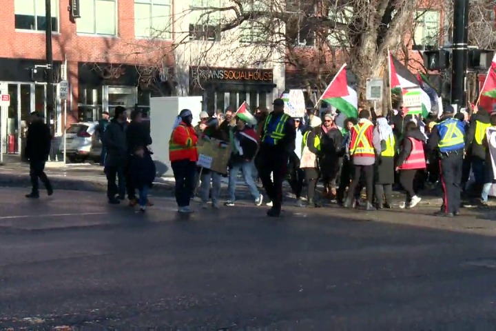 Pro-Palestine rally marches down 17th Avenue despite letter from police
