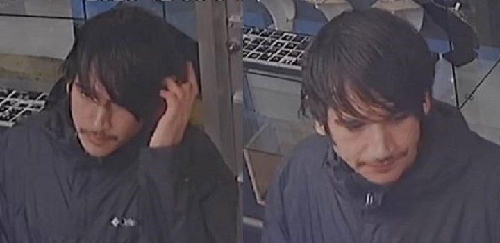 RCMP в Лангфорд Британска Колумбия издирва мъж обвинен в кражба