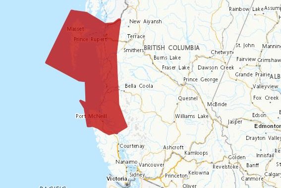 加拿大环境部警告即将在圣诞节期间袭击不列颠哥伦比亚海岸的“非常强烈的风暴”