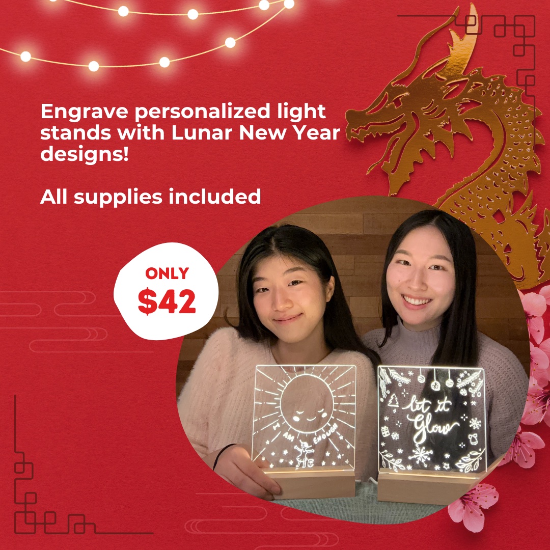 Let It Glow! Lunar New Year Light Engraving Workshop - image