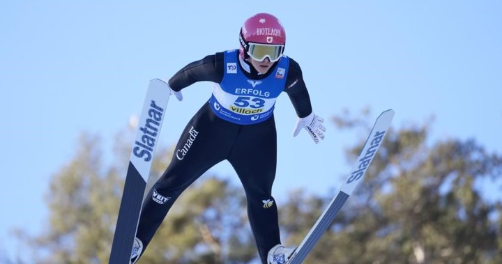卡尔加里的阿比盖尔·斯特雷特在滑雪跳台世界杯比赛中勇夺铜牌