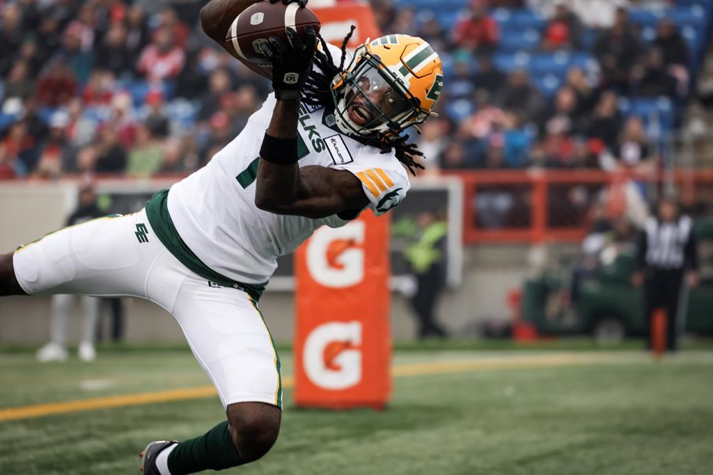 The Edmonton Elks have released American receiver Steven Dunbar Jr. after one season with the team.