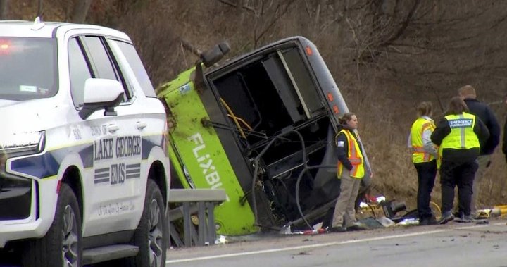 74-годишна жена от Монреал, идентифицирана като пътник, загинал при автобусна катастрофа в Ню Йорк