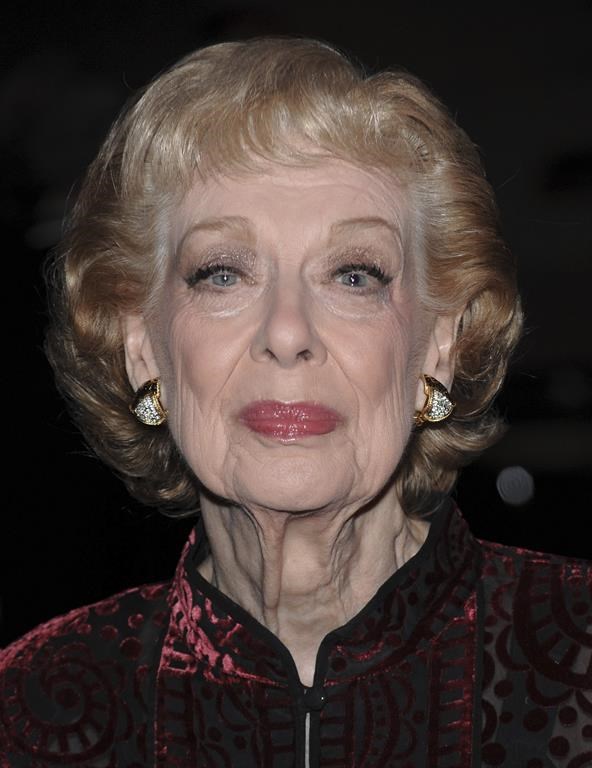 FILE - Actress Joyce Randolph attends the Museum of the Moving Image Salute to Ben Stiller at Cipriani's 42nd Street on Tuesday, Nov. 12, 2008, in New York.