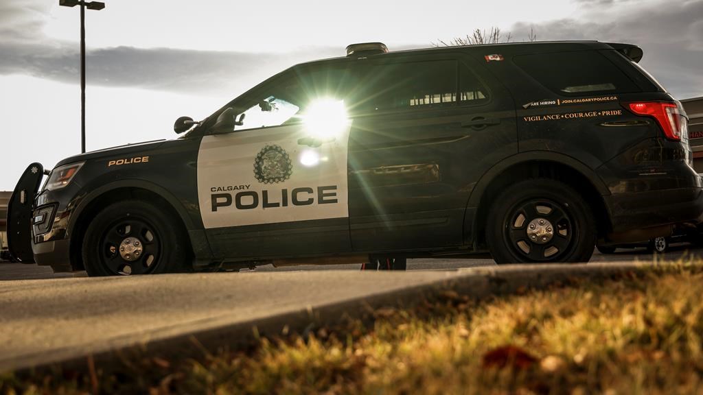 A Calgary Police Service vehicle.
