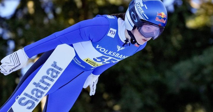 Ски скачачката от Калгари Александрия Лутит спечели бронзов медал от Световната купа в Япония