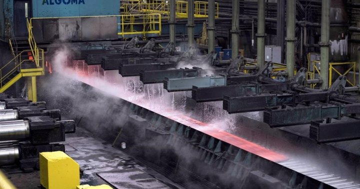 Algoma Steel Group Inc казва че структура поддържаща тръбопроводите на
