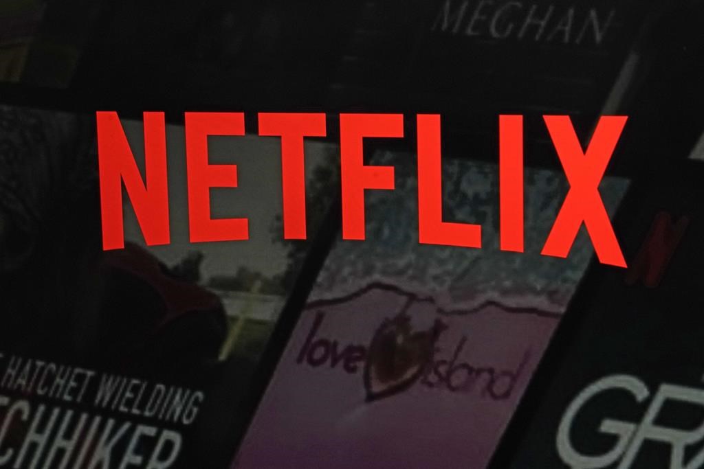 File - The Netflix logo is shown in this photo from the company's website, in New York, Feb. 2, 2023.