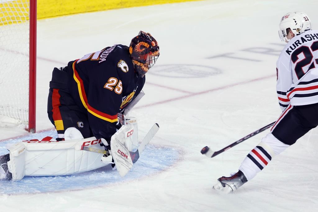 Благодарение на 32 те спасявания на Джейкъб Маркстрьом  Калгари открадна две точки в