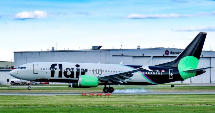 低成本航空公司Flair Airlines面临扣押令，因未支付6,700万美元的税款