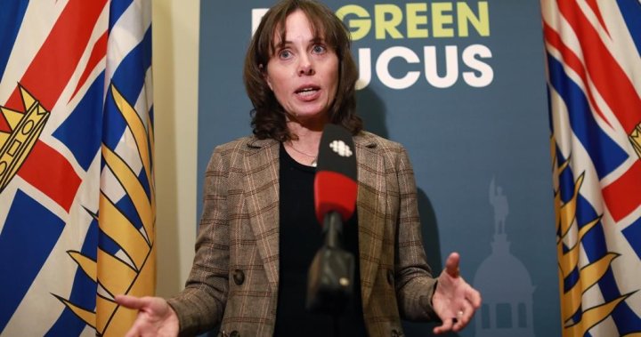 Лидерът на Зелените на BC планира да смени изборите на провинциалните избори