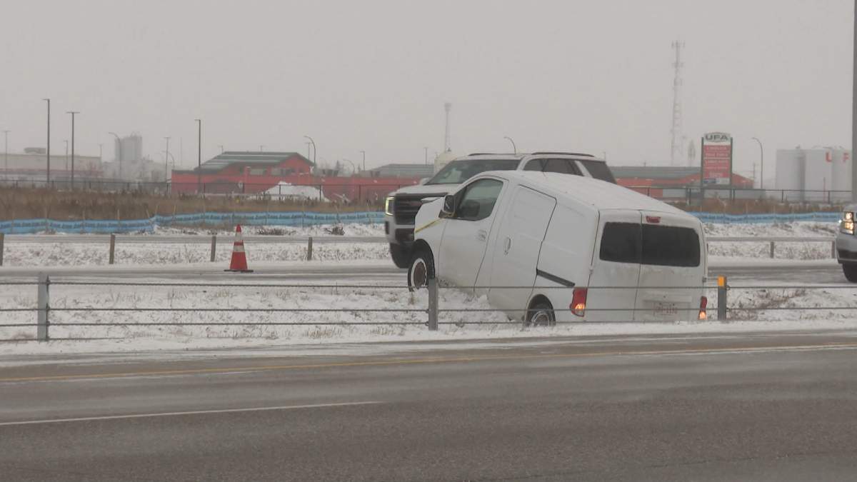 Most northbound lanes on Highway 2 near Airdrie are closed after a multi-vehicle incident on Wednesday afternoon.