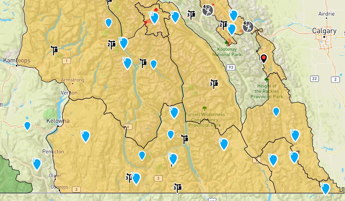 Avalanche risks listed as considerable throughout B.C.’s Southern Interior