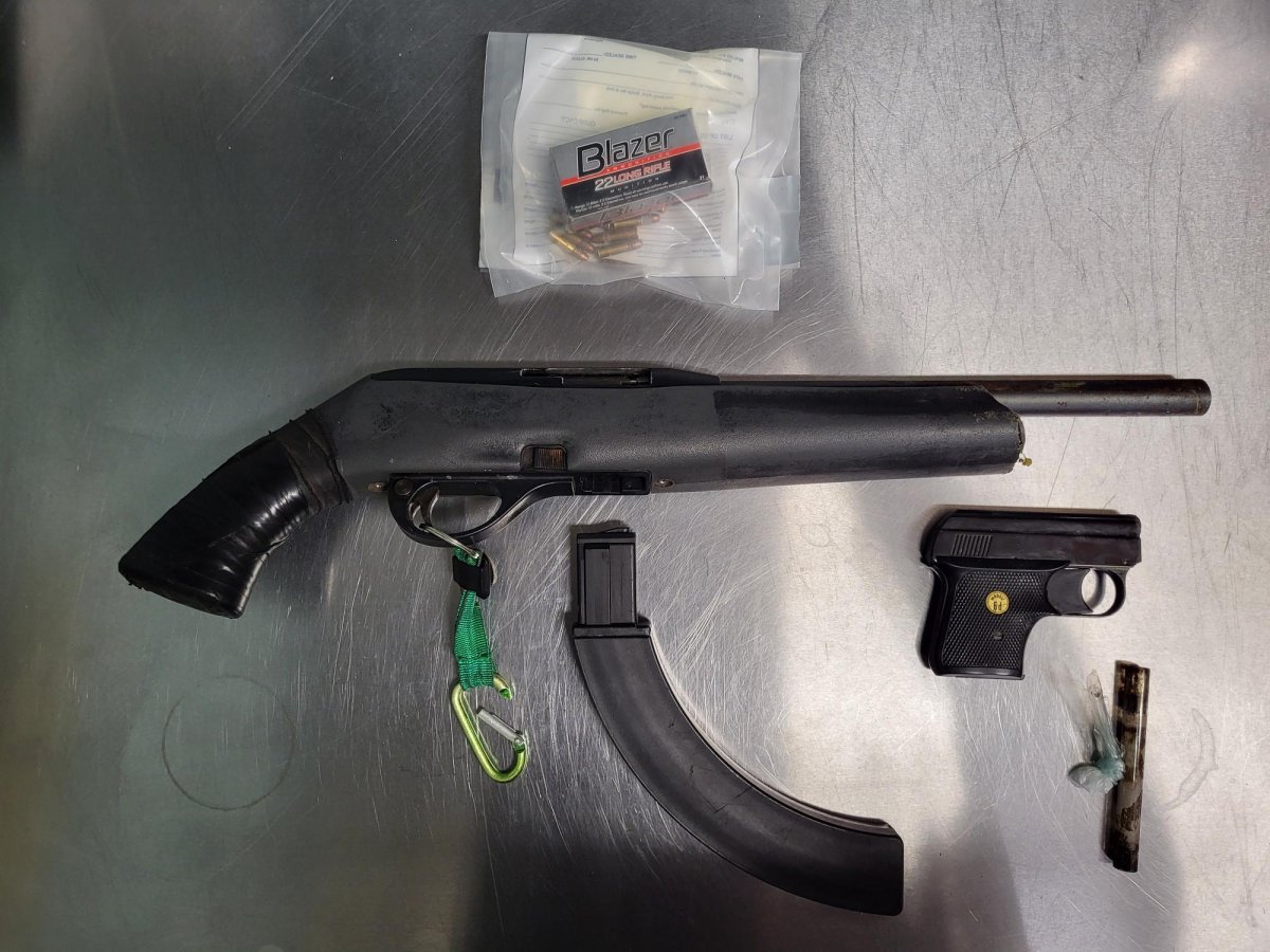 Bancroft OPP seized firearms and drugs during a patrol of a snowmobile trail.
