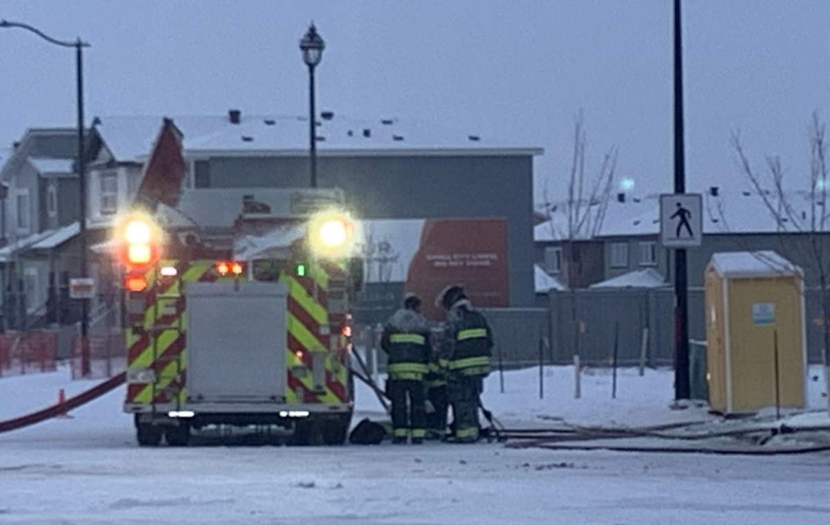 crews on scene house fire in Beaumont