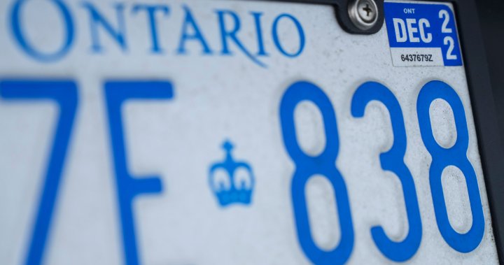 Онтарио публикува списък с хиляди заявления за персонализирани регистрационни номера