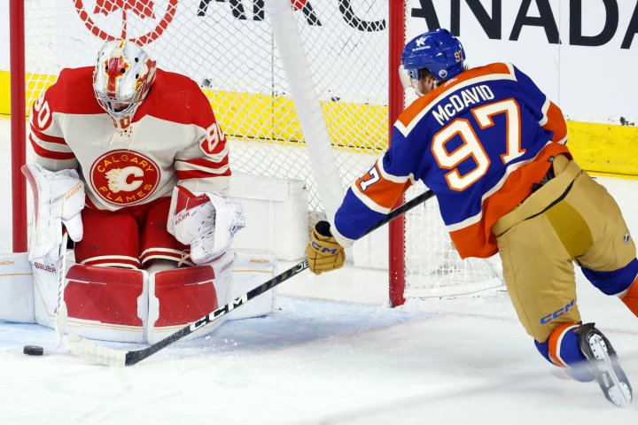 Edmonton Oilers beat Flames to run winning streak to 13 games