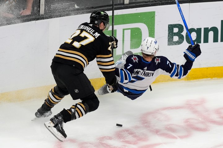 Winnipeg Jets lose 4-1 in Boston for worst defeat since early November