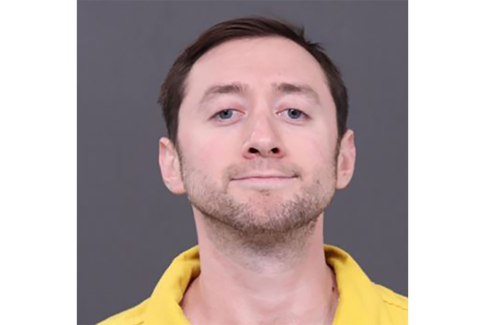 This photo provided by Bucks County District Attorney’s Office shows Justin Mohn, 32. Mohn, is accused of beheading his father in suburban Philadelphia and posting a gruesome video on social media that shows him holding up the severed head has been charged with first-degree murder and abusing a corpse, authorities said Wednesday, Jan. 31, 2024.