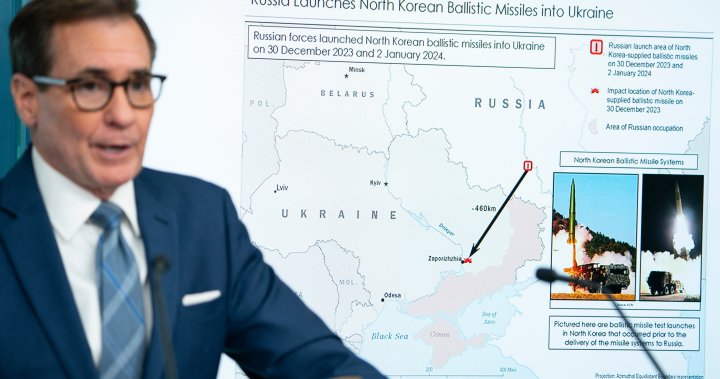 Русия атакува Украйна със севернокорейски балистични ракети, казват САЩ