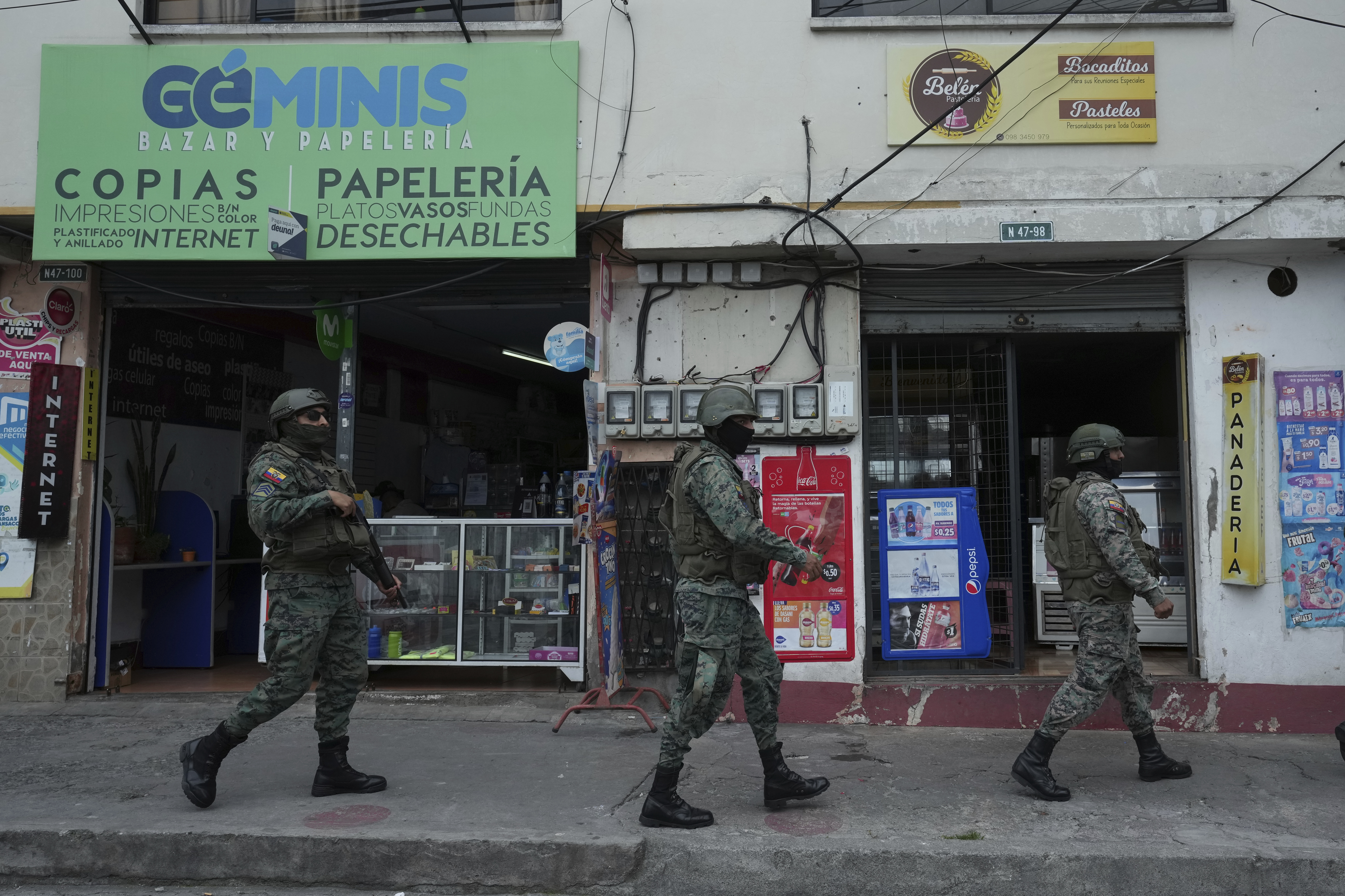 Ecuador TV Broadcast Interrupted By Armed Men As Violence Rocks Country   CP214985249 