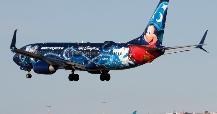 西捷航空将退役迪士尼主题飞机