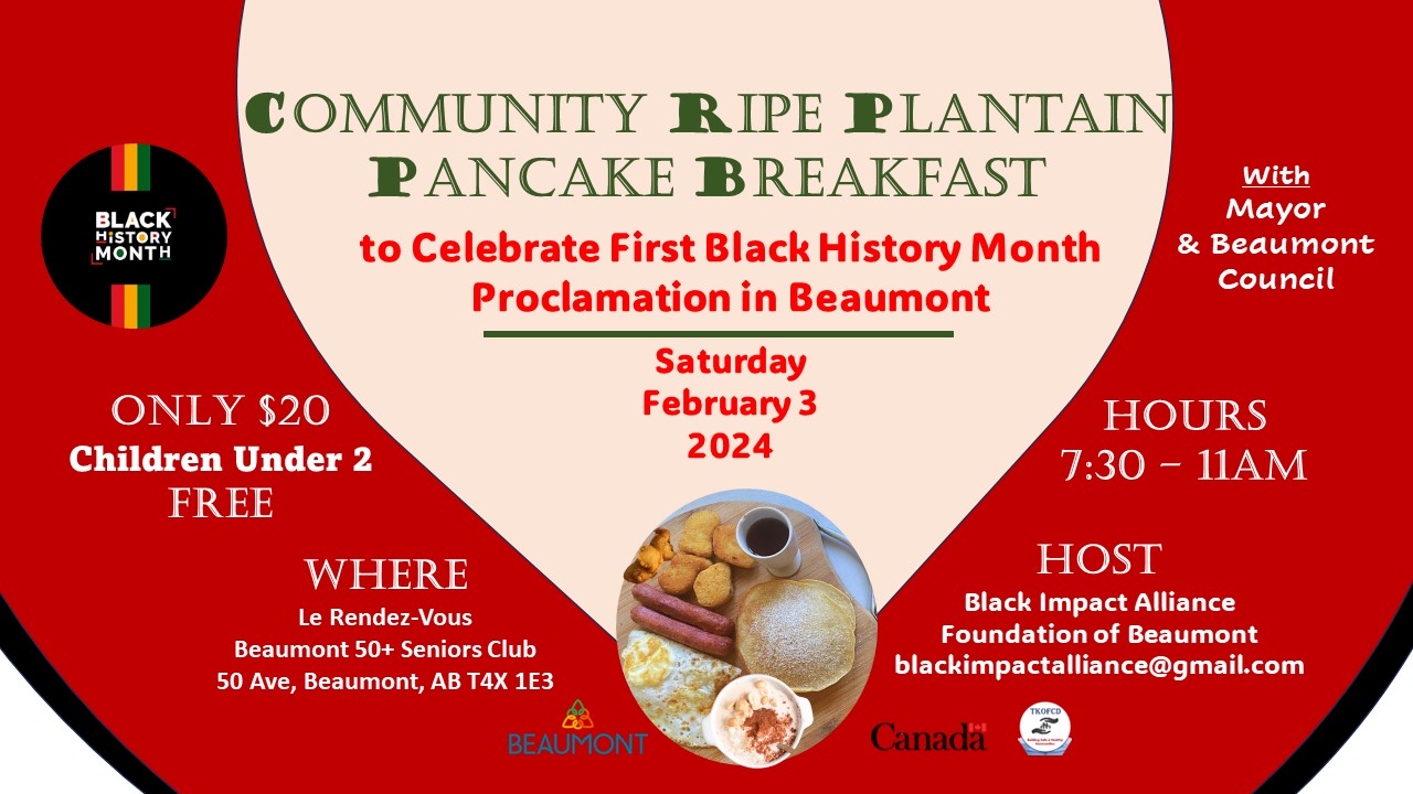 Community Ripe Plantain Pancake Breakfast First Black History