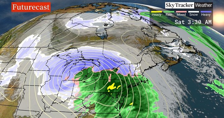 Голяма буря ще удари отново южното Онтарио, последвана от студени температури