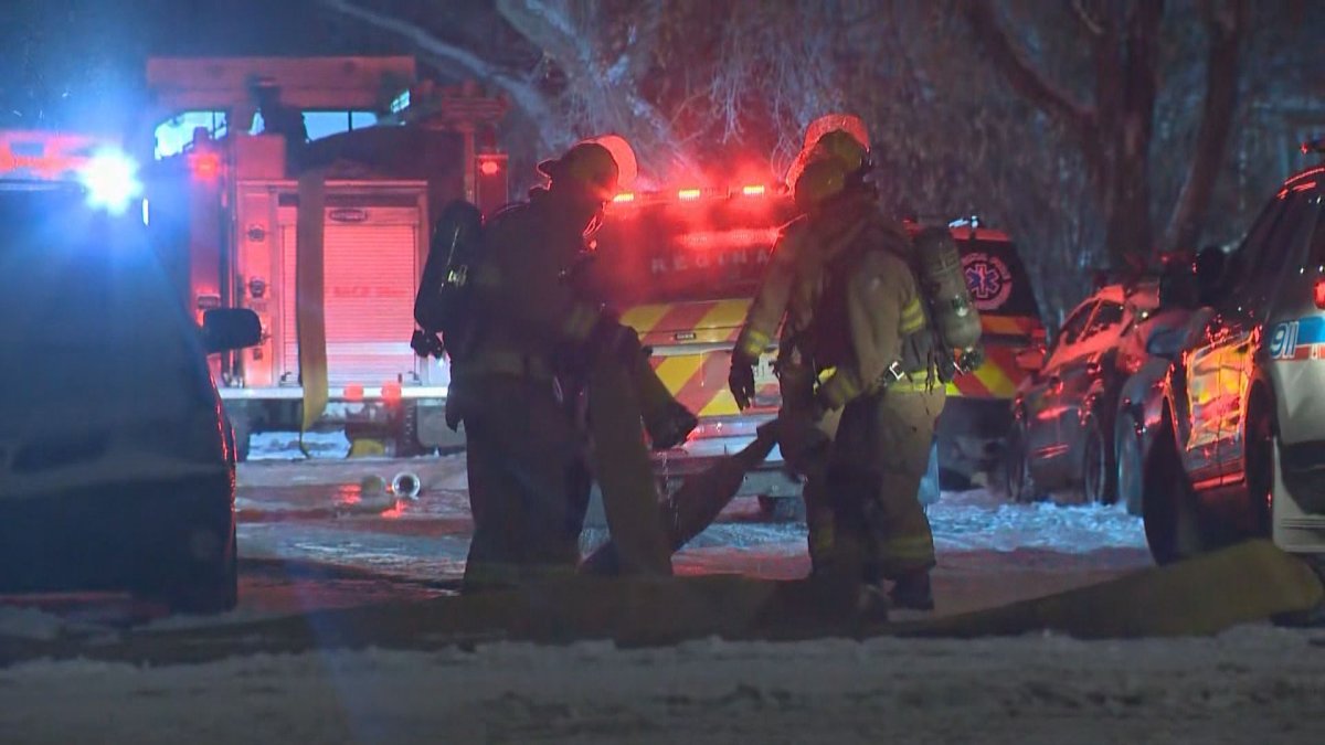 Crew members responded to a house fire on the 1000 block Argyle Street early Wednesday morning and Regina Fire said there are no reported injuries.