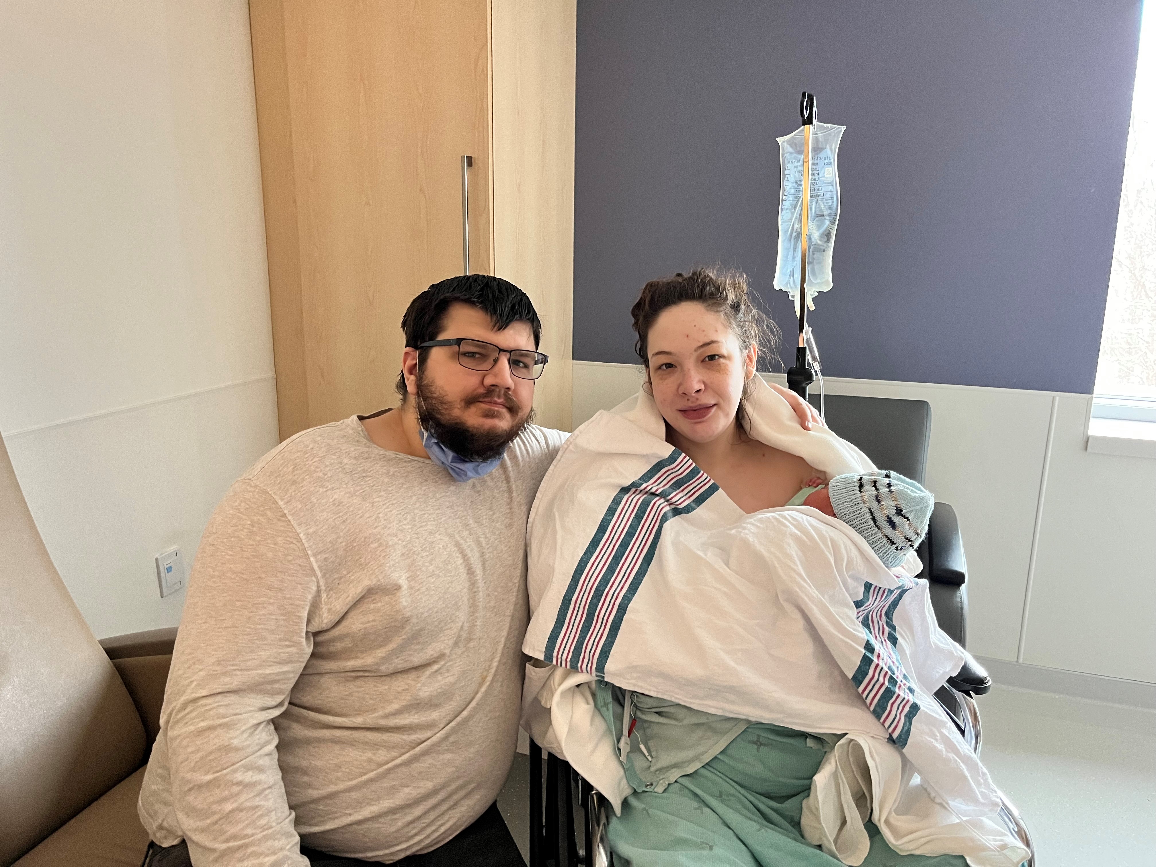 Oh boy! Guelph’s first baby of 2024 arrives minutes after midnight