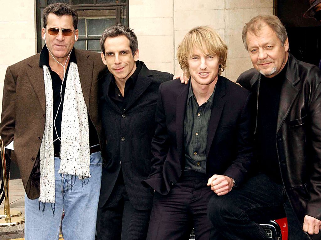 Paul Michael Glazer, Ben Stiller, Owen Wilson and David Soul are pictured at the 'Starsky & Hutch' photocall at the Dorchester Hotel, London.