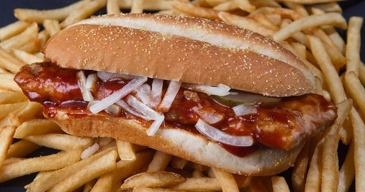 McDonald’s McRib is coming back to Canada after a 10-year hiatus – National